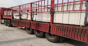 宜昌 白麻荔枝面外墙干挂，工厂装车日常