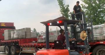 宜昌 黄金麻冰裂纹，地铺石装车