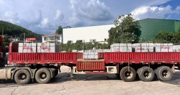 宜昌 芝麻灰花岗岩地铺石出货日常