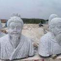 宜昌 白麻花岗岩石材人物立体雕刻