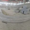 宜昌 芝麻白异形坐凳，自然面光面弧形加工