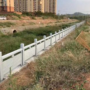 宜昌 白麻河道栏杆效果展示图