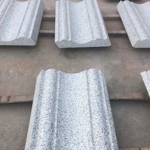 宜昌 白麻花岗岩光面别墅线条