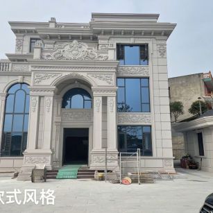 宜昌 白麻花岗岩别墅外墙干挂