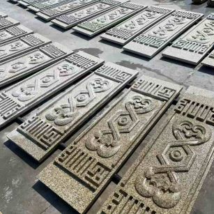 宜昌 黄金麻花岗岩外墙雕刻板