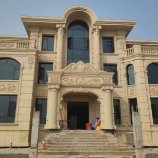 宜昌 黄金麻花岗岩别墅外墙干挂