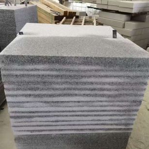 宜昌 芝麻白5公分火烧地铺成品，900*400，规格可定制