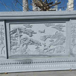 宜昌 芝麻白大型照壁，屏风，影壁