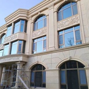 宜昌 黄金麻花岗岩别墅外墙干挂