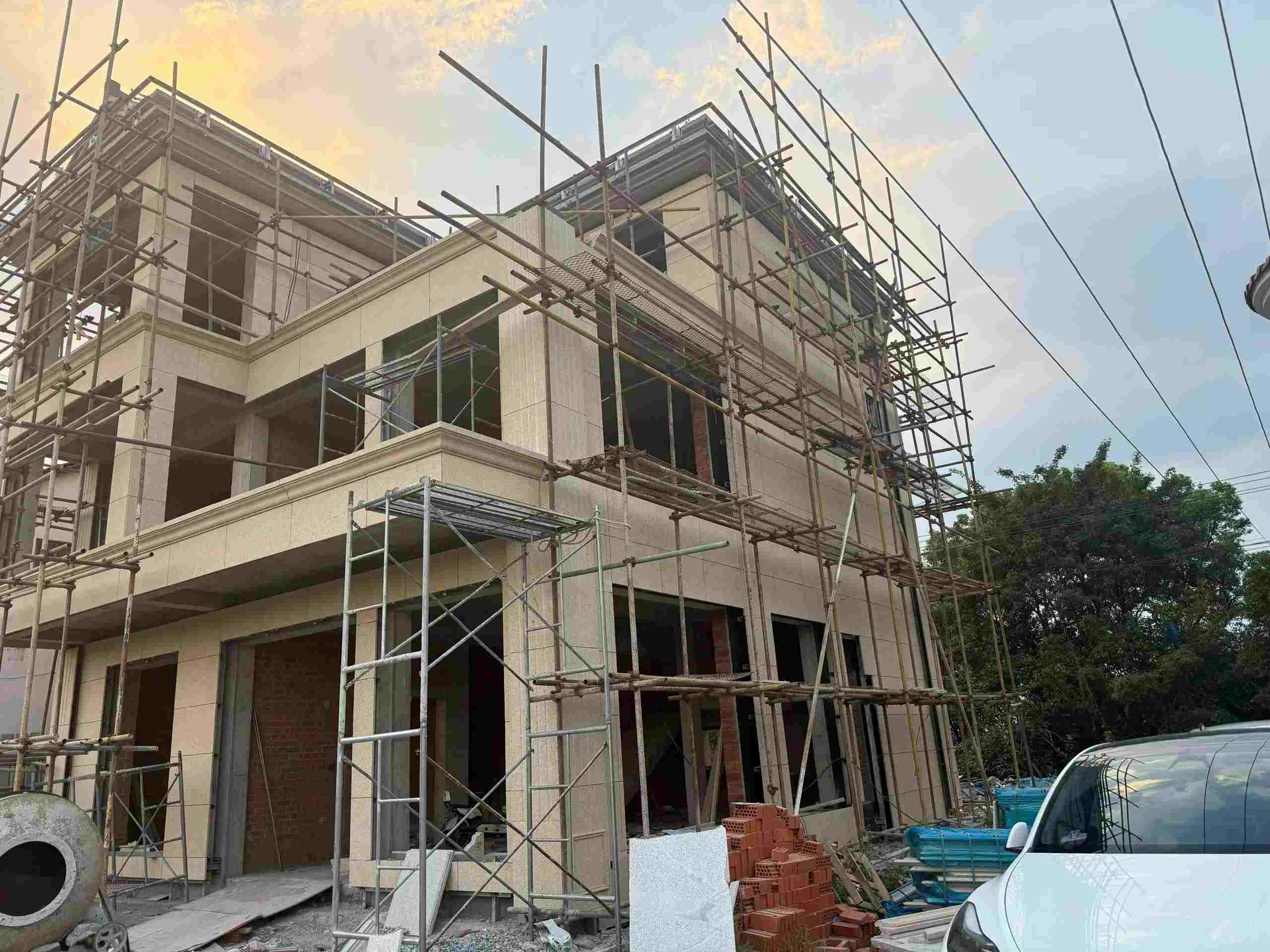 宜昌 黄金麻荔枝面花岗岩外墙干挂