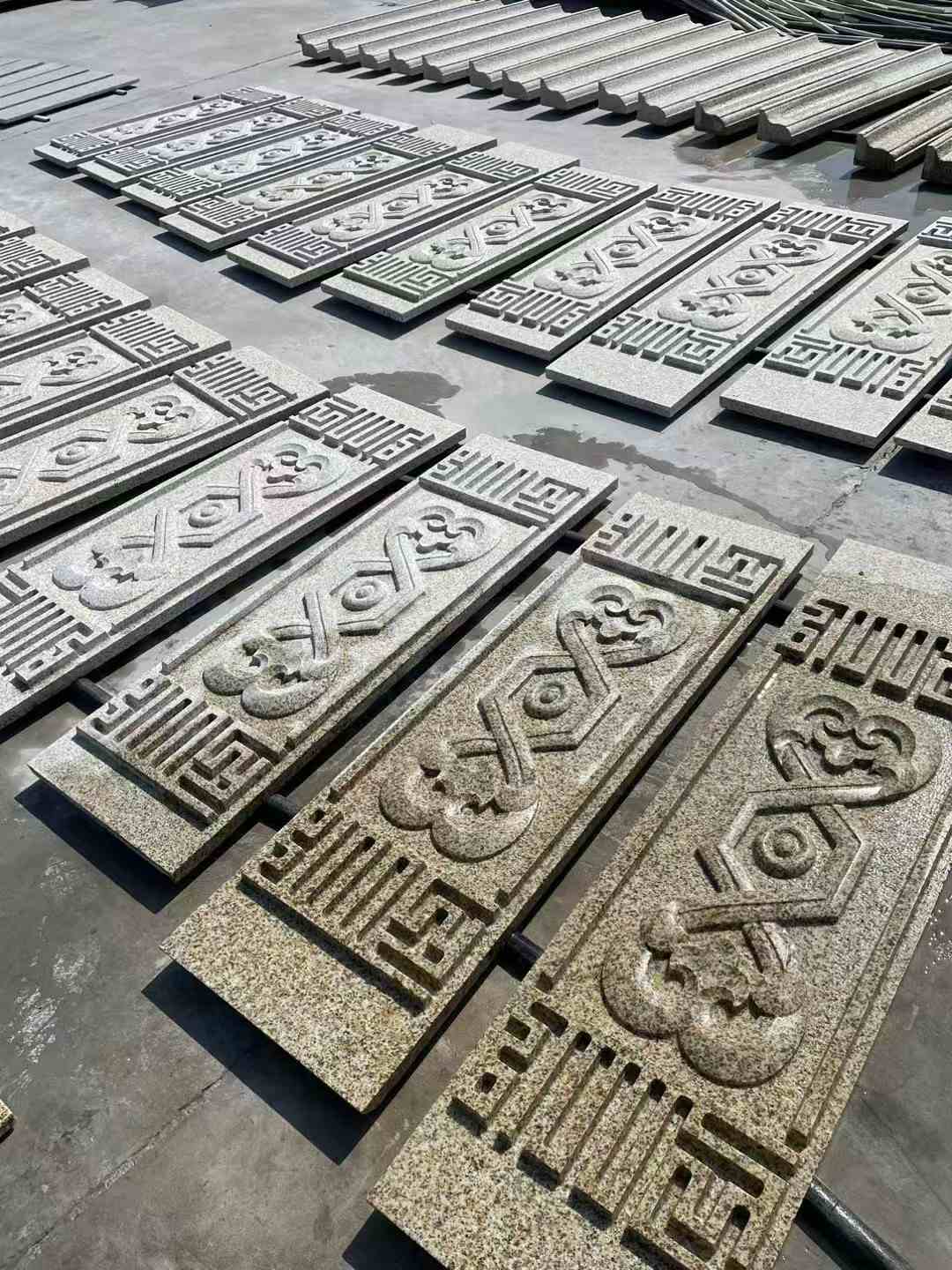 宜昌 黄金麻花岗岩外墙雕刻板