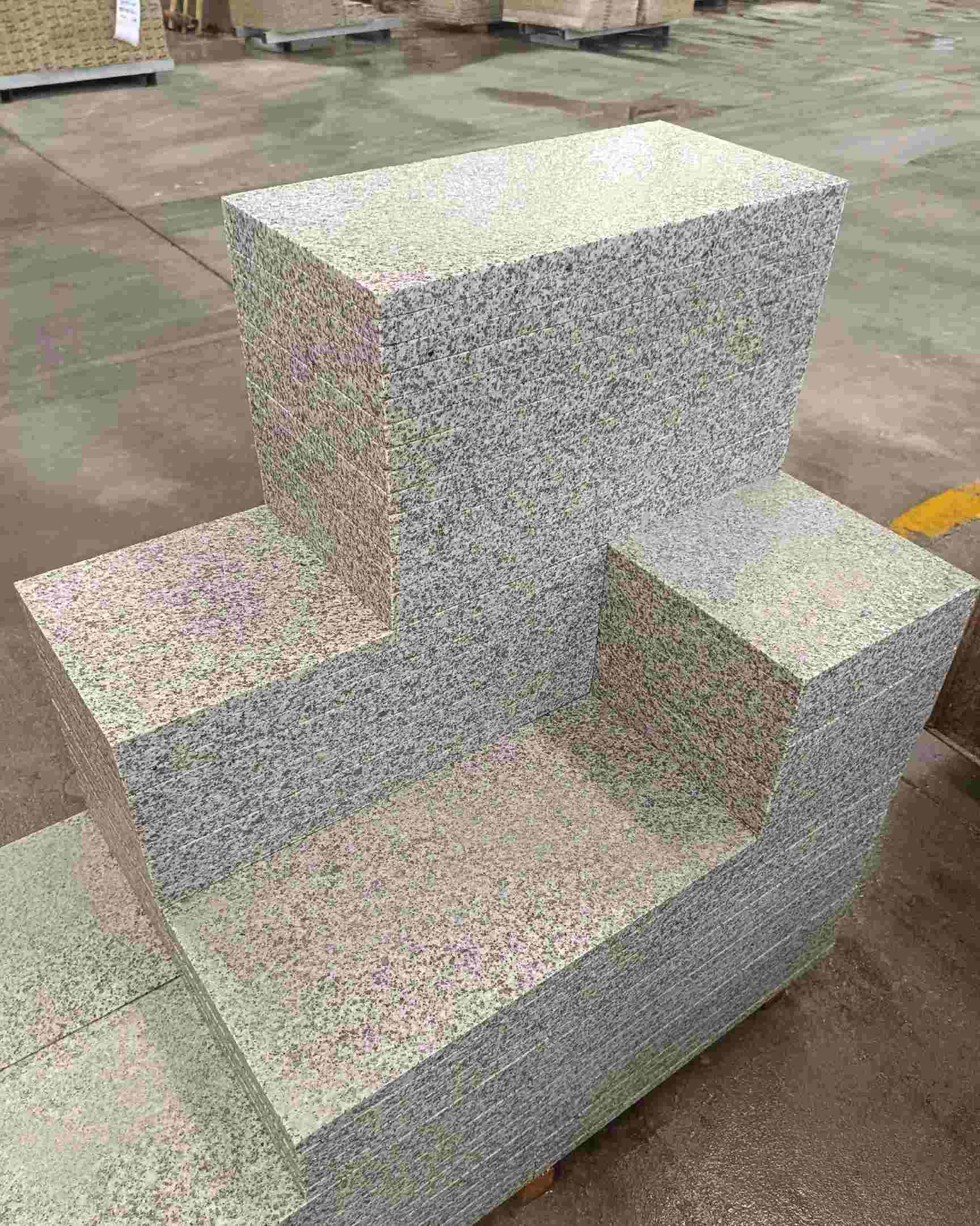 宜昌 白麻花岗岩荔枝面地铺石