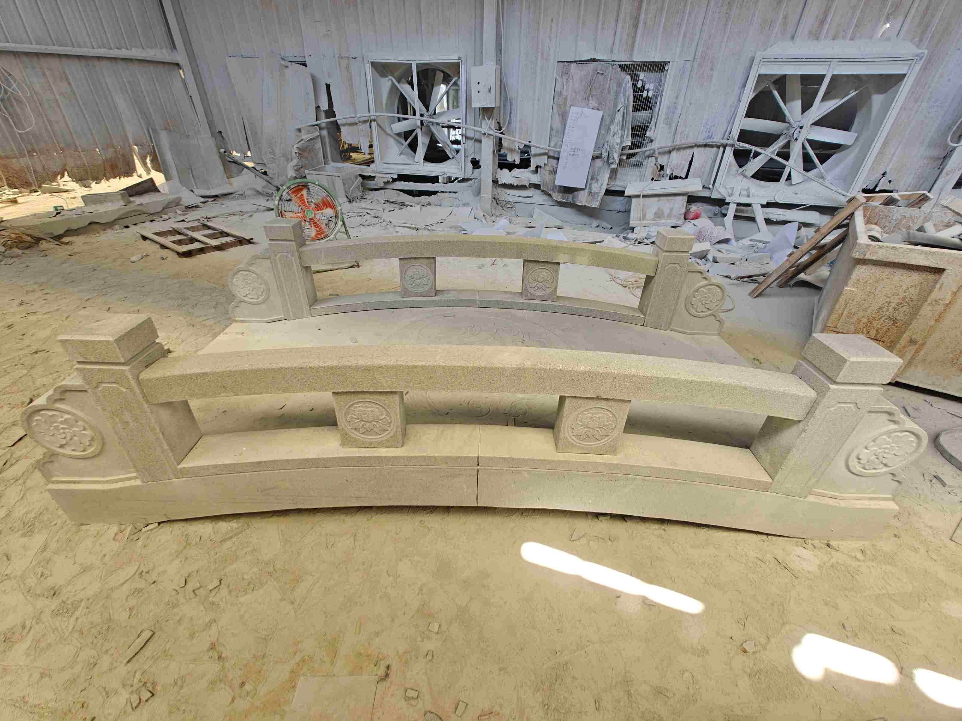 宜昌 芝麻灰花岗岩异形加工-拱桥，石桥