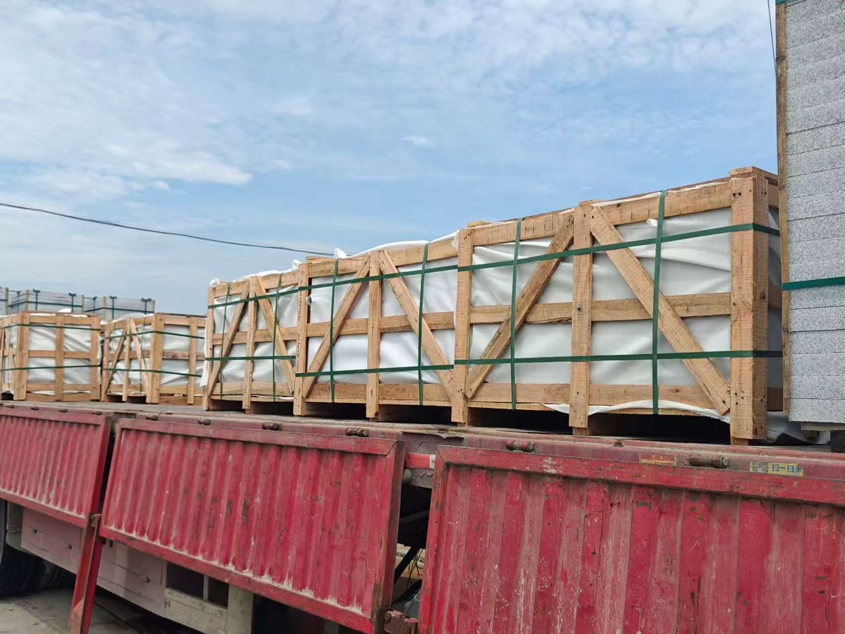 宜昌 芝麻白花岗岩地铺石出口专车-泰国游