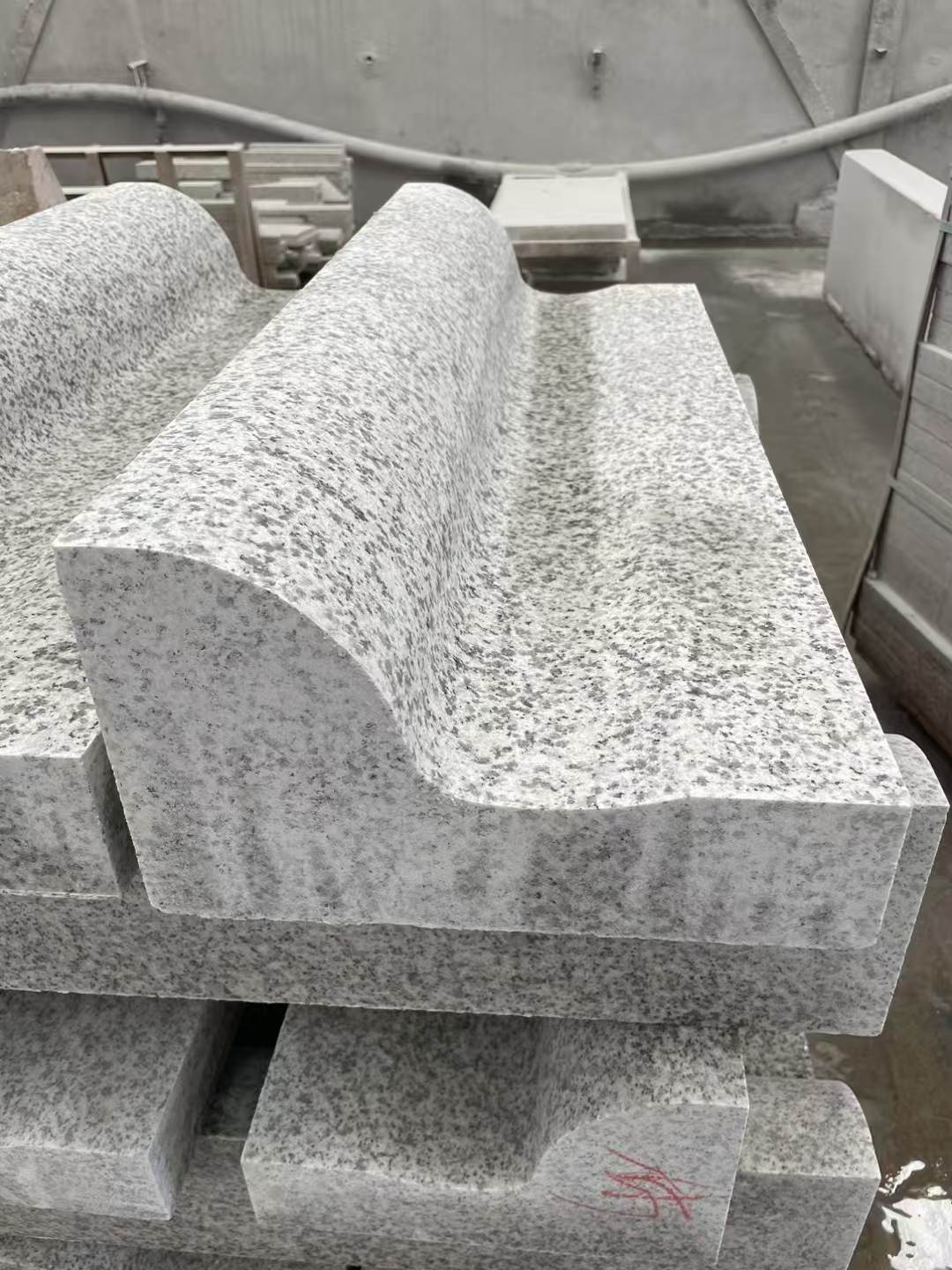 宜昌 白麻花岗岩S型路沿石，路侧石，马路牙子等