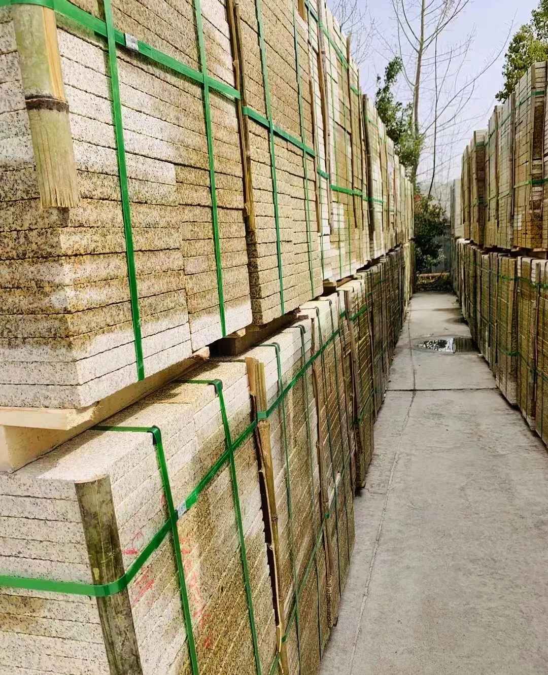 宜昌 黄金麻花岗岩荔枝面地铺石