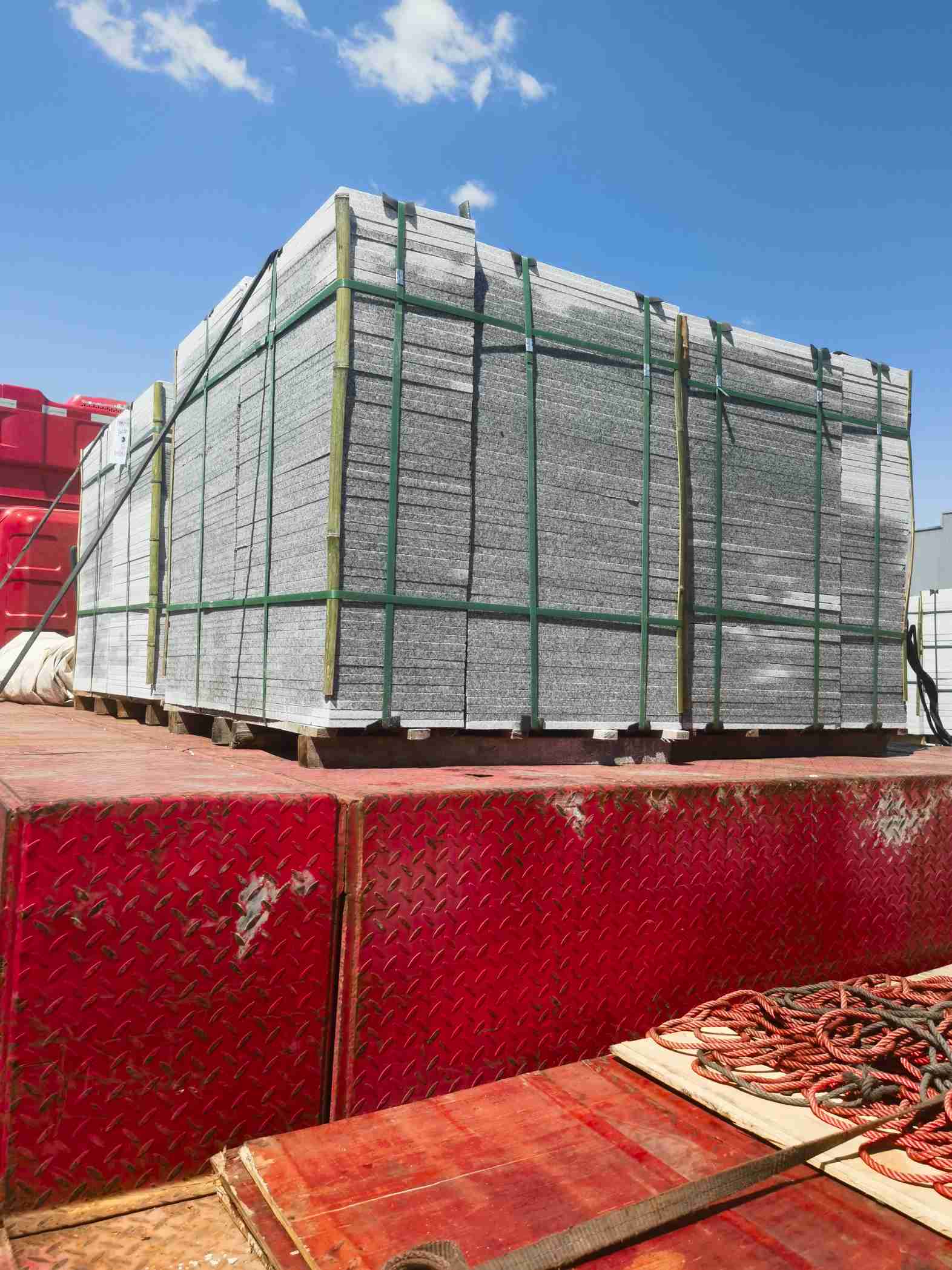 宜昌 芝麻白火烧规格板地铺石300*600/600*600