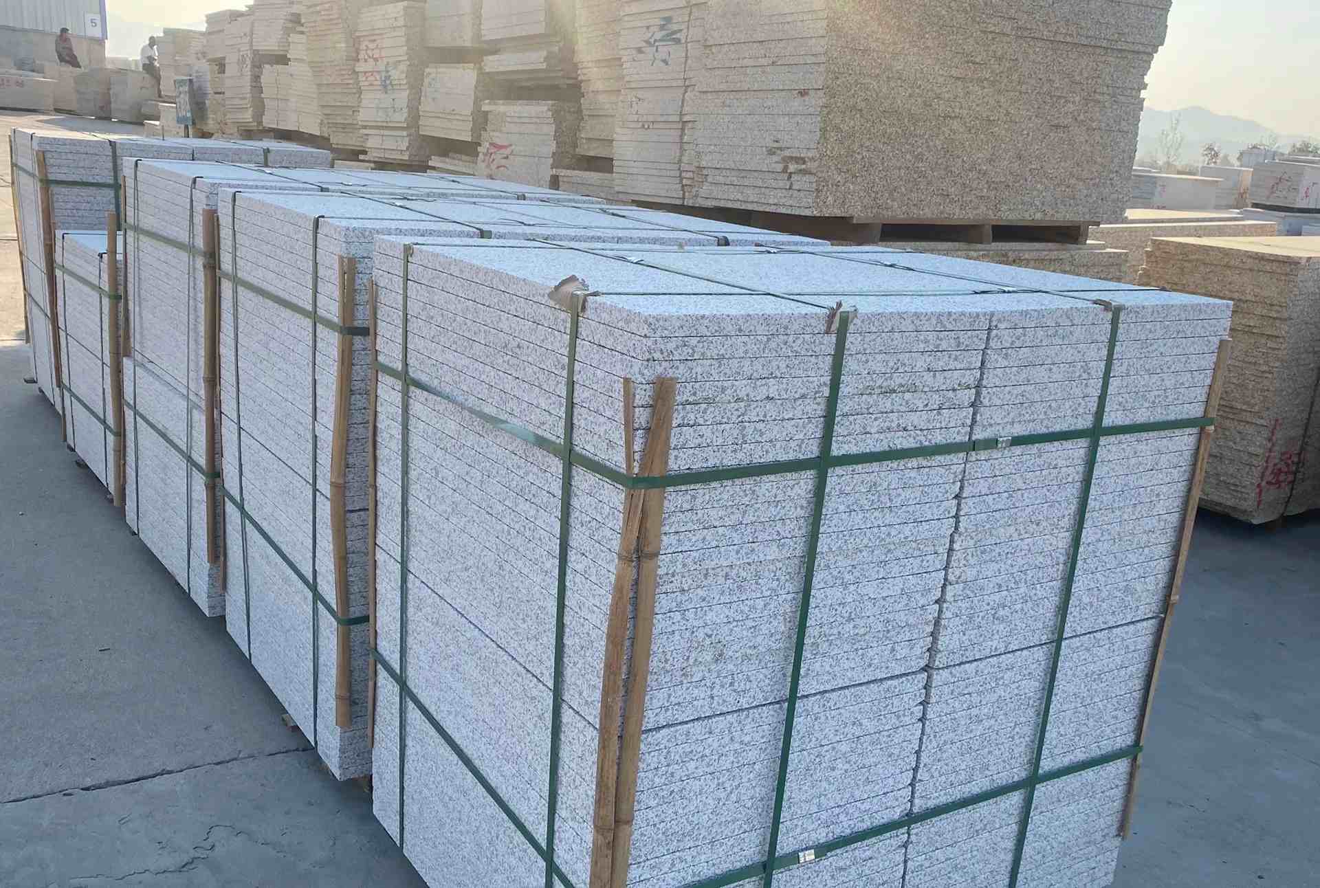 宜昌 白麻花岗岩荔枝面地铺石