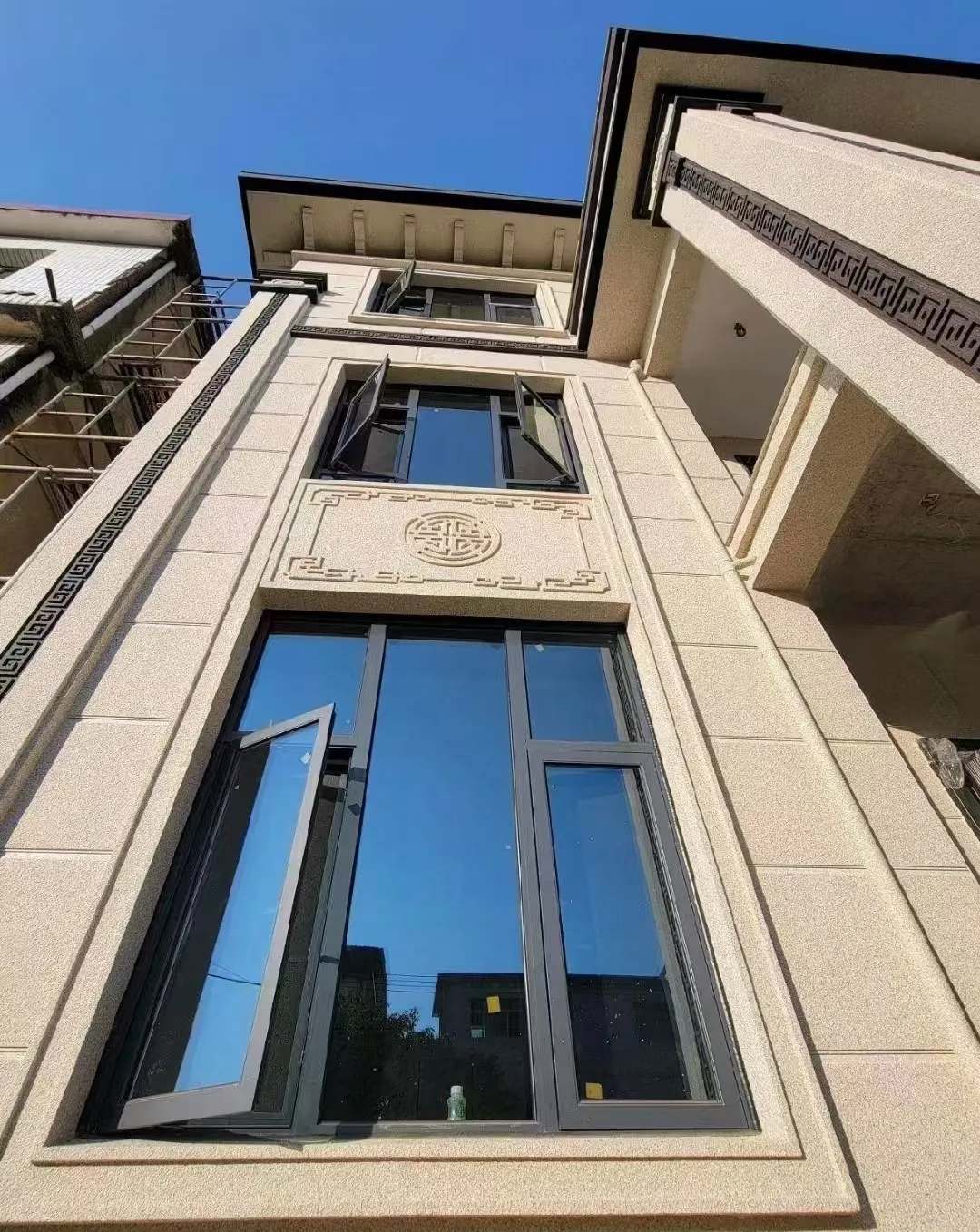 宜昌 黄金麻荔枝面别墅外墙干挂效果展示